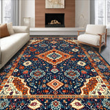 Striking Retro Lattice Appearance(Blue)