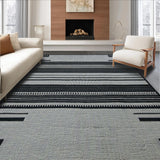 Ultra Soft Area Rug, Non Slip, Stain Resistant, Washable Area Rugs for Living Room, Bedroom, Stylish Abstract Animal Print Harmony(Gray)