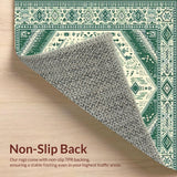 Earthy Tones Retro Diamond Design(Green)