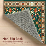 Charming Rustic Floral Tapestry(Green)