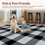 Chic Monochrome Geometric Layered Design(Black)