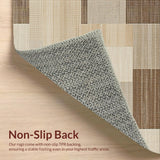 Ultra Soft Area Rug, Non Slip, Stain Resistant, Washable Area Rugs for Living Room, Bedroom, Contemporary Soft Natural Palette(Beige)