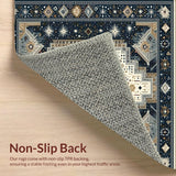 Ultra Soft Area Rug, Non Slip, Stain Resistant, Washable Area Rugs for Living Room, Bedroom, Whimsical Lunar Harmony Pattern(Beige)