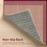 Elegant Octagonal Floral Arrangement(Red)