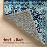 Elegant Distressed Patterned Appeal(Blue)