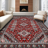 Elegant Distressed Trellis Aesthetic(Red)