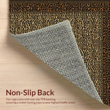 Sophisticated Shaggy Nature Inspired Decor(Black)