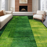 Ultra Soft Area Rug, Non Slip, Stain Resistant, Washable Area Rugs for Living Room, Bedroom, 3D Botanical Oasis Aesthetic(Green)