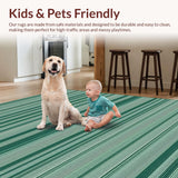 Rustic Earthy Striped Weave Concept(Green)