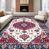 Eclectic Colorful Circular Motif(White)