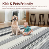 Contemporary Dual Tone Linear Design(Black)