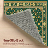 Rustic Diamond Motif with Beige Highlights(Green)