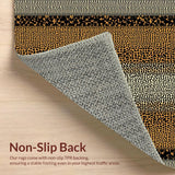 Ultra Soft Area Rug, Non Slip, Stain Resistant, Washable Area Rugs for Living Room, Bedroom, Wild Khaki Animal Aesthetic(Brown)