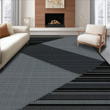 Ultra Soft Area Rug, Non Slip, Stain Resistant, Washable Area Rugs for Living Room, Bedroom, Trendy Geometric Vintage Flair(Gray)