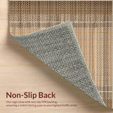 Artistic Abstract Waffle Motif(Beige)