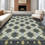 Ultra Soft Area Rug, Non Slip, Stain Resistant, Washable Area Rugs for Living Room, Bedroom, Vintage Loom Inspired Area(Beige)