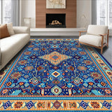 Vibrant Floral Geometric Fusion(Blue)