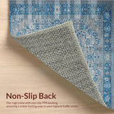 Elegant Transitional Patterned Tiled Style(Blue)