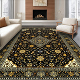 Luxurious Black Gold Damask Style(Black)