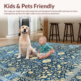 Chic Light Blue Intricate Design(Blue)