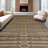 Ultra Soft Area Rug, Non Slip, Stain Resistant, Washable Area Rugs for Living Room, Bedroom, Elegant Artistic Cowhide Motif(Gray)