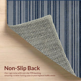 Elegant Minimalist Linear Stripes(Blue)