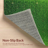 Ultra Soft Area Rug, Non Slip, Stain Resistant, Washable Area Rugs for Living Room, Bedroom, Serene Nature-Inspired Green Palette(Green)