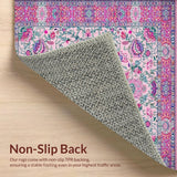 Ultra Soft Area Rug, Non Slip, Stain Resistant, Washable Area Rugs for Living Room, Bedroom, Plush for(Pink)