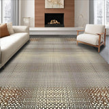 Ultra Soft Area Rug, Non Slip, Stain Resistant, Washable Area Rugs for Living Room, Bedroom, Luxurious Vintage Cattle Design(Beige)