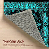 Sophisticated Black Teal Harmony(Black)