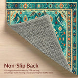 Contemporary Low Pile Color Burst(Blue)