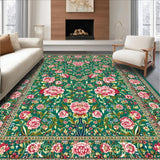 Artistic Maximalist Bloom Motif(Green)