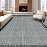 Ultra Soft Area Rug, Non Slip, Stain Resistant, Washable Area Rugs for Living Room, Bedroom, Rustic French Country Trellis Aesthetic(Gray)