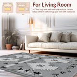 Chic Black White Diamond Design(Gray)