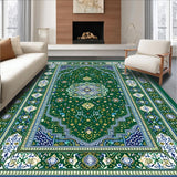 Luxurious Textured Medallion Style(Green)
