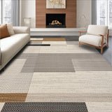 Ultra Soft Area Rug, Non Slip, Stain Resistant, Washable Area Rugs for Living Room, Bedroom, Charming Handwoven Earthy Style(Gray)
