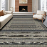 Elegant Black and Cream Tiled Motif(Gray)
