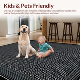 Luxurious Tiled Geometric Visual(Black)