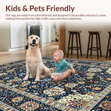 Chic Ornate Border Art Style(Blue)