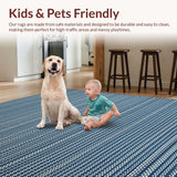 Delicate Blue Toned Medallion Style(Blue)