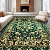 Intricate Geometric Spotted Area Featuring Motifs(Green)