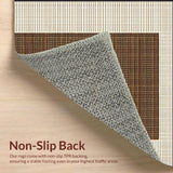 Ultra Soft Area Rug, Non Slip, Stain Resistant, Washable Area Rugs for Living Room, Bedroom, Trendy Contemporary Cow Design(Beige)