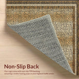 Ultra Soft Area Rug, Non Slip, Stain Resistant, Washable Area Rugs for Living Room, Bedroom, Modern Beige Animal Print Area with Bold Spots(Beige)