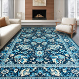 Timeless Black Blue Abstract Element(Blue)