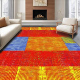 Bold Abstract Flowing Stripes(Red)