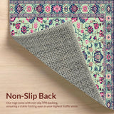 Elegant Green Floral Touch(Ivory)