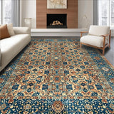 Earthy Toned Rustic Medallion(Blue)