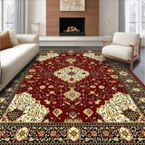Ultra Soft Area Rug, Non Slip, Stain Resistant, Washable Area Rugs for Living Room, Bedroom, Intricate Medallion(Black)