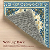 Beige Blue Kitchen Area(Beige)