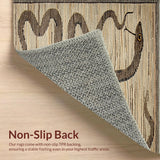 Chic Minimalist Serpent Design(Beige)